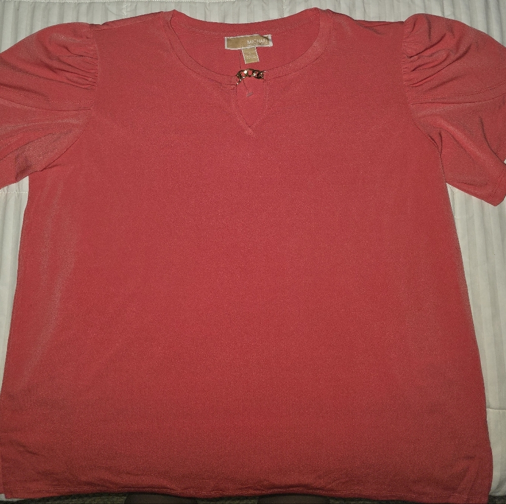 Michael Kors Silky Flowy Blouse/Top